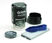 Оснастка GRM 46030 АВТОМАТИЧЕСКАЯ ОДНОКРУГОВАЯ САМОНАБОРНАЯ ПЕЧАТЬ (КОМПЛЕКТ В ФОЛДЕРЕ)