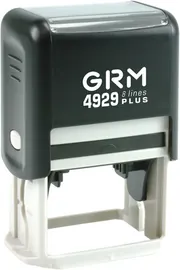 Автоматическая оснастка GRM 4929 PLUS ШТАМП ПЛАСТИКОВЫЙ 50x50 мм