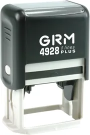 Автоматическая оснастка GRM 4928 PLUS ШТАМП ПЛАСТИКОВЫЙ 60x33 мм