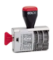 Датер ручной 4мм 04000 WD Colop с 12 бухгалтерскими терминами