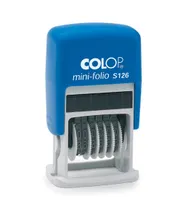 Автоматическая оснастка COLOP S126 мини нумератор 6 разрядов, высота шрифта 3,8 мм