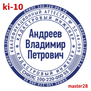 Кадастровый инженер — образец 10