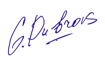 Факсимиле макет #1 — образец оттиска